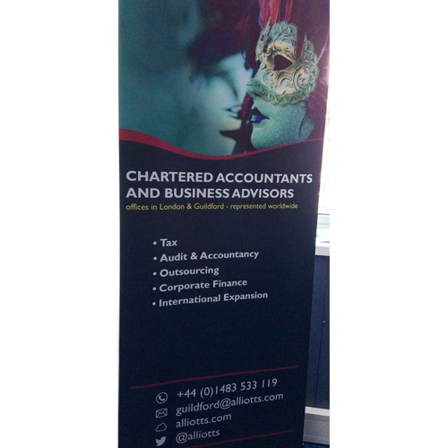 Pull Up Banner - Alliotts